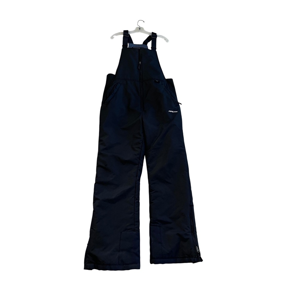 Arctix Mens Essential Insulated Bib Overalls Black Snow Pants Medium M Regular